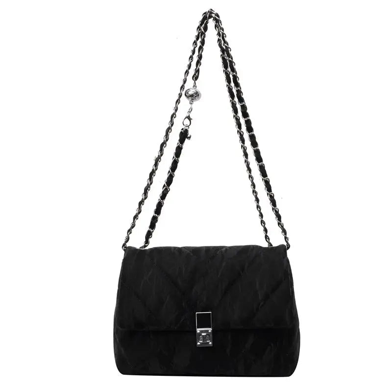 Quilted Heirloom Chain Bag – Classic Flap Shoulder Bag & Woven Crossbody