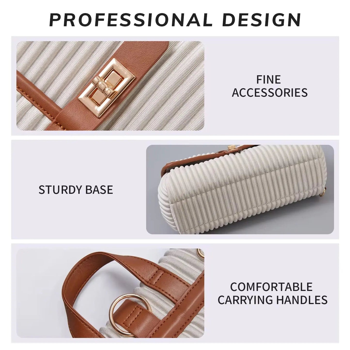 Elegant Pleated Convertible Backpack – Minimalist Multi-Way Shoulder & Crossbody Bag