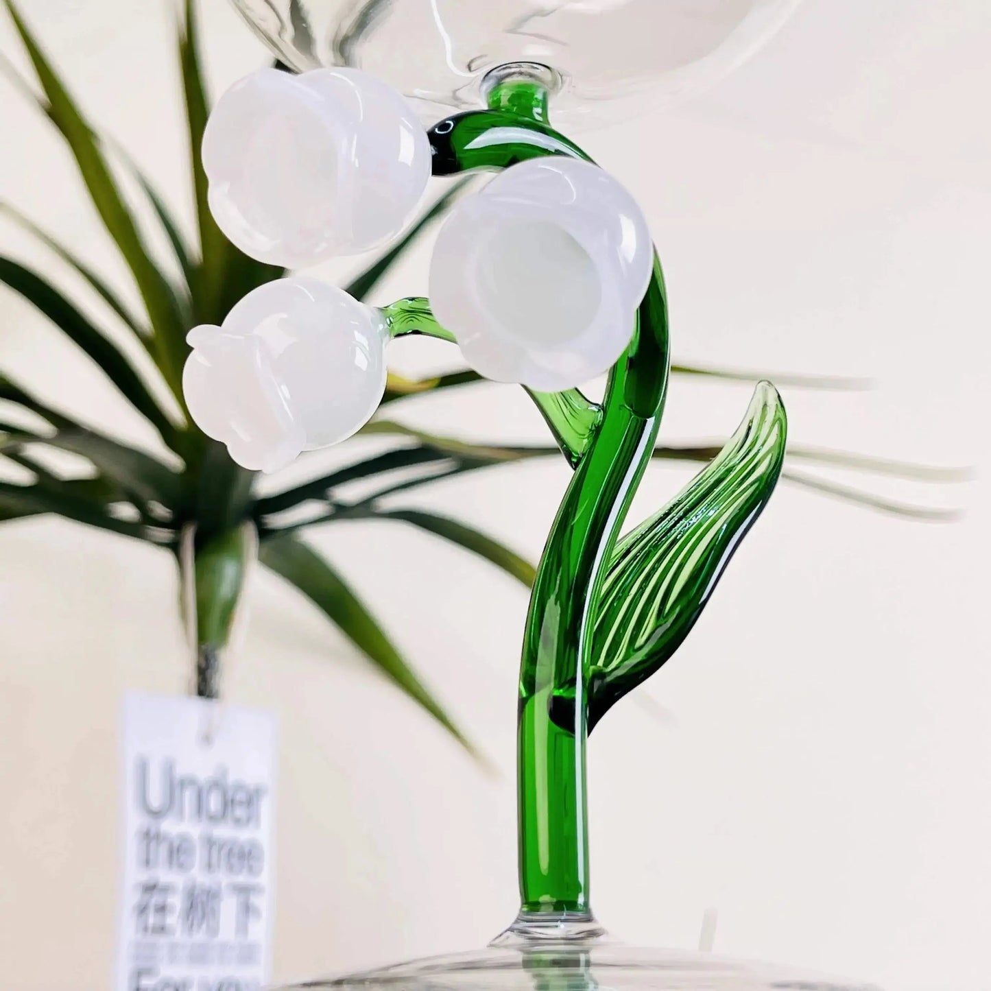 Botanical Muse Goblet – Artisan Flower-Stem Glass & Aesthetic Floral Drinkware