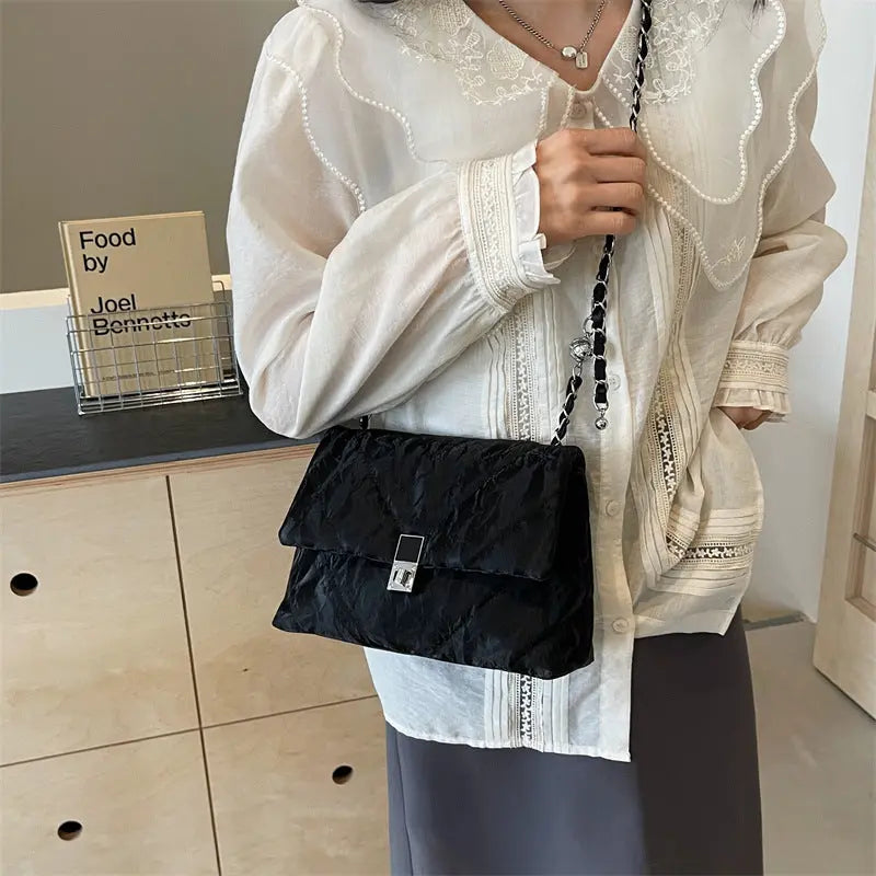 Quilted Heirloom Chain Bag – Classic Flap Shoulder Bag & Woven Crossbody
