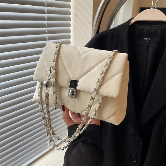 Quilted Heirloom Chain Bag – Classic Flap Shoulder Bag & Woven Crossbody