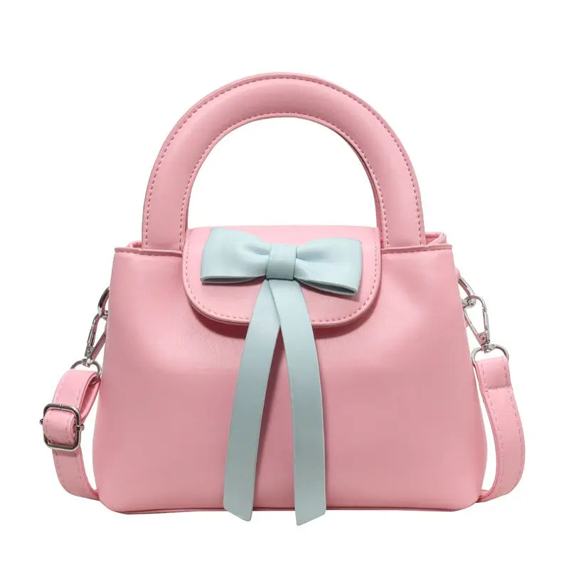 Lumiere Ribbon Satchel – Artisan Bow Mini Handbag & Aesthetic Structured Crossbody