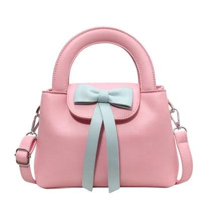 Lumiere Ribbon Satchel – Artisan Bow Mini Handbag & Aesthetic Structured Crossbody