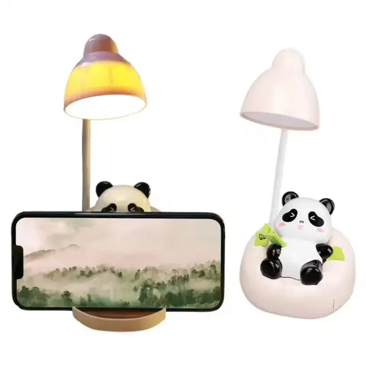 Bamboo Haven Panda Lamp – Artisan LED Desk Companion & Aesthetic Night Light