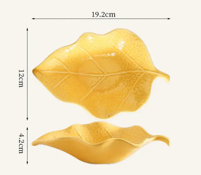 Artisan Blossom Tea Cup & Leaf Saucer Set – Handcrafted 280ml Ceramic Coffee Mug