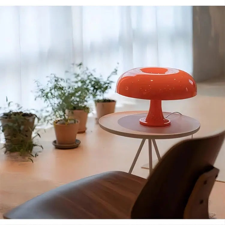 White Mushroom Night Light - Rechargeable Kids Lamp