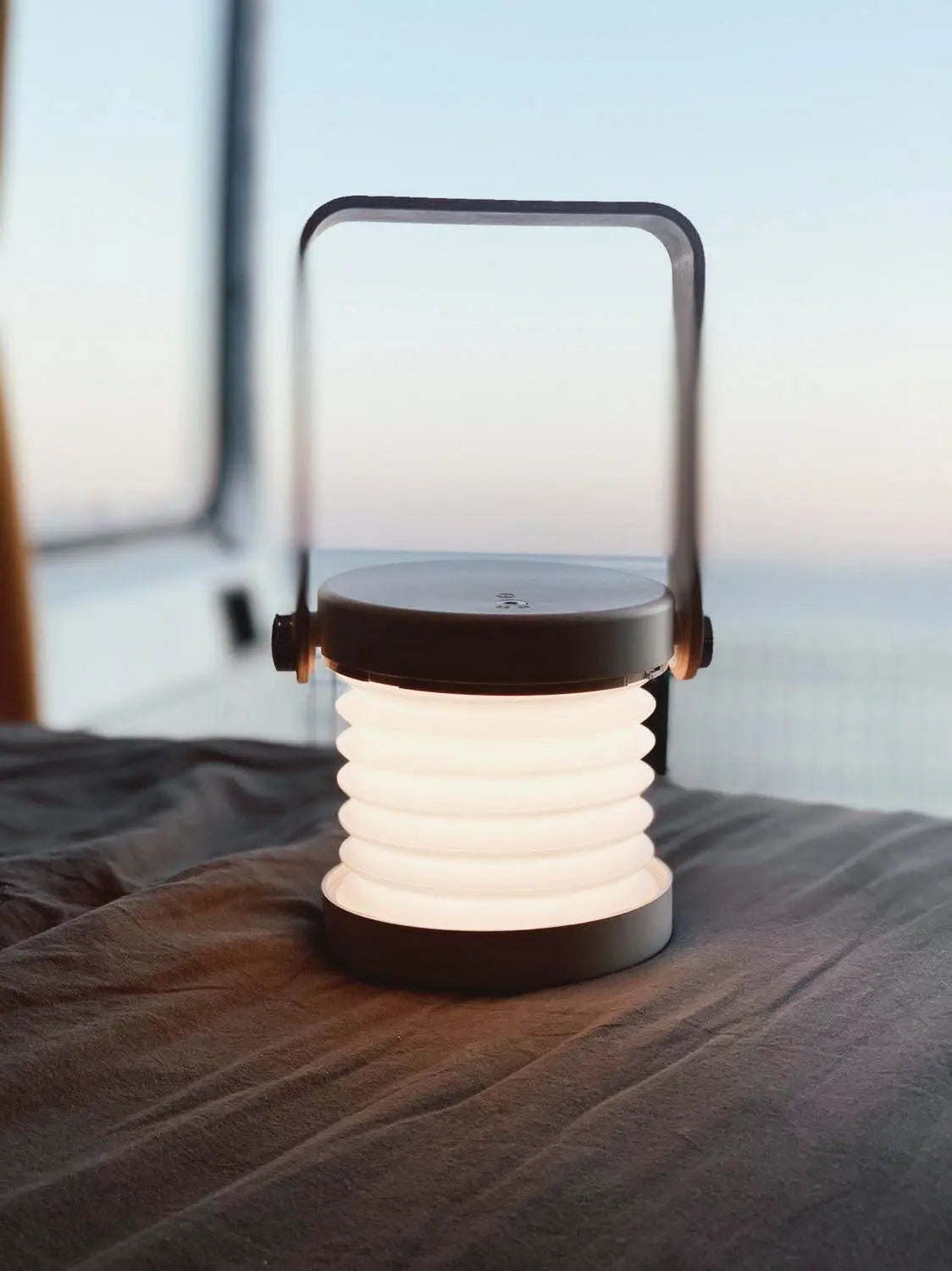 Elysian Lantern Light – Minimalist Folding LED Night Light & Portable Table Lamp