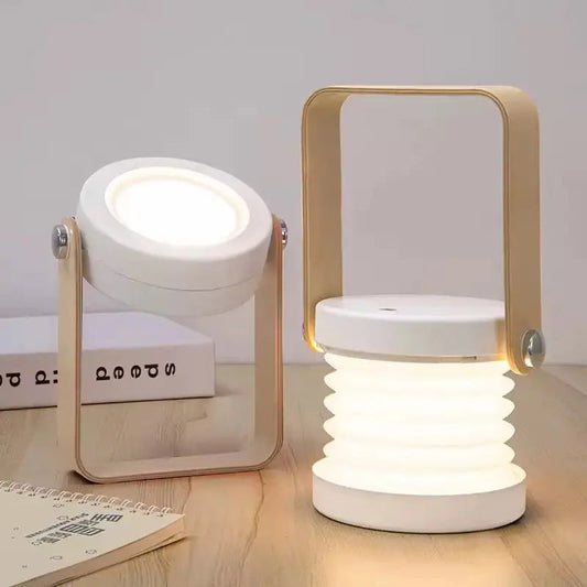 Elysian Lantern Light – Minimalist Folding LED Night Light & Portable Table Lamp