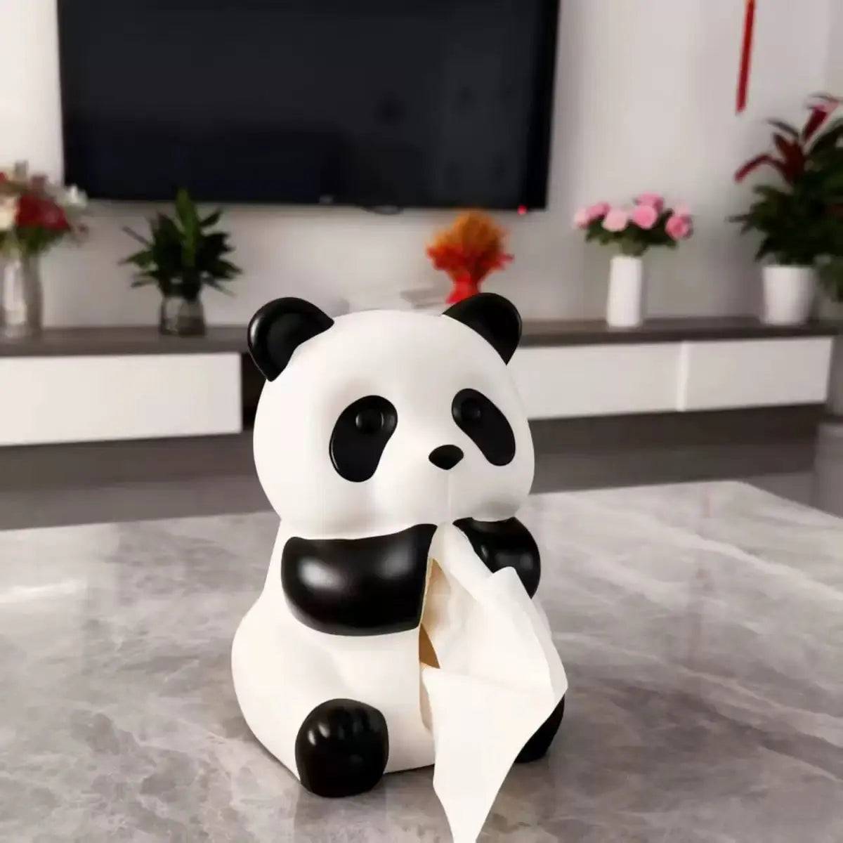 Panda Tissue Box Holder – Cartoon Tabletop Tissue Dispenser