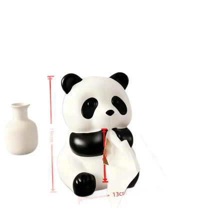 Panda Tissue Box Holder – Cartoon Tabletop Tissue Dispenser