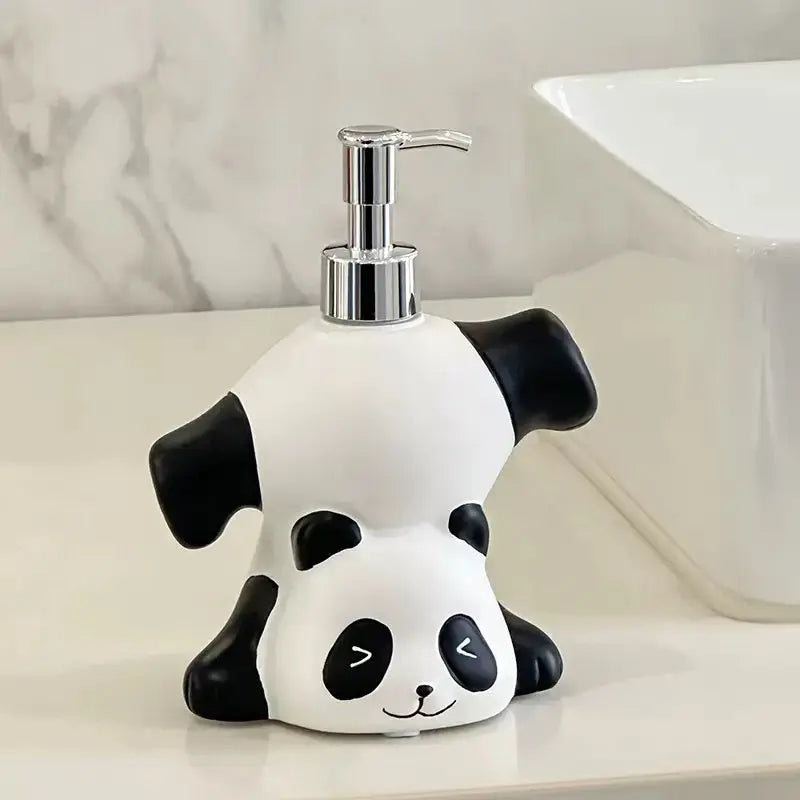 Panda Soap Dispenser – Cartoon Liquid Soap Pump Bottle