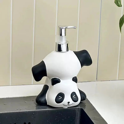 Panda Soap Dispenser – Cartoon Liquid Soap Pump Bottle