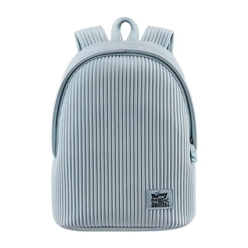Aura Pleated Daypack – Minimalist Soft-Texture Lightweight Backpack