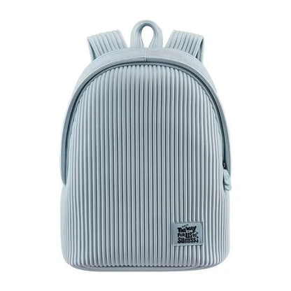 Aura Pleated Daypack – Minimalist Soft-Texture Lightweight Backpack