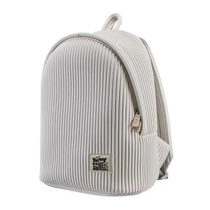 Aura Pleated Daypack – Minimalist Soft-Texture Lightweight Backpack