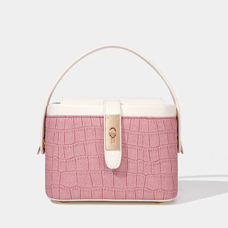 Couture Box Tote – Minimalist Structured Handbag & Top-Handle Vanity Bag
