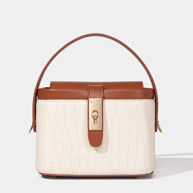 Couture Box Tote – Minimalist Structured Handbag & Top-Handle Vanity Bag