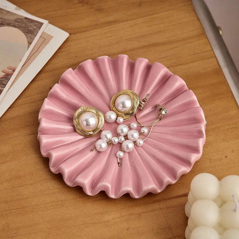 Artisan Disc – Handmade Sculptural Ceramic Round Plate