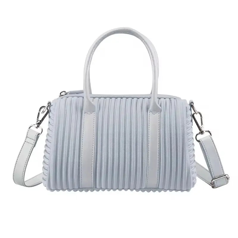 Chic Pleated Mini Handbag – Versatile Top-Handle Crossbody & Shoulder Bag