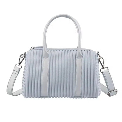 Chic Pleated Mini Handbag – Versatile Top-Handle Crossbody & Shoulder Bag