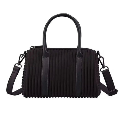 Chic Pleated Mini Handbag – Versatile Top-Handle Crossbody & Shoulder Bag