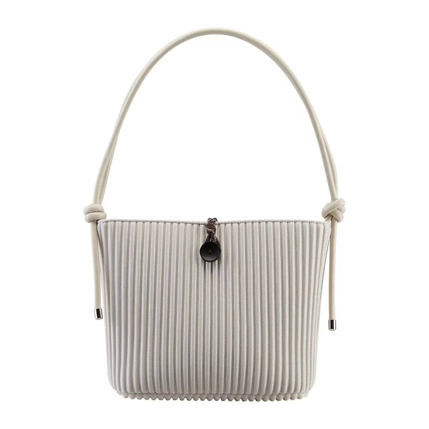Pleated Drift Satchel – Artisan Convertible Shoulder Bag & Minimalist Crossbody Tote