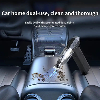 130,000 RPM Turbo Fan & Mini Vacuum Cleaner with Car Jump Starter