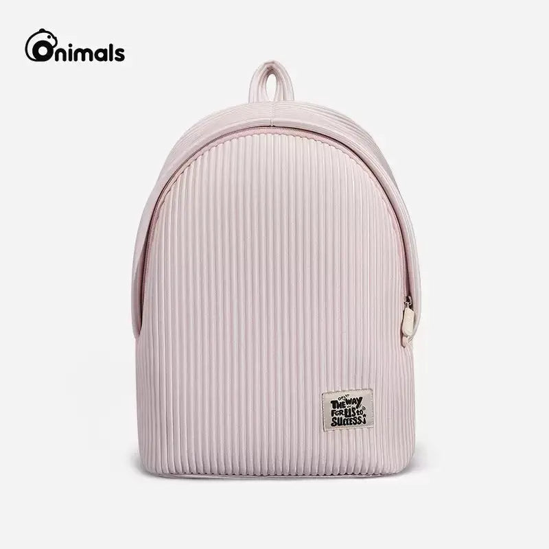Aura Pleated Daypack – Minimalist Soft-Texture Lightweight Backpack