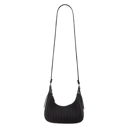 Aura Pleated Mini Bag – Soft-Texture Sculptural Shoulder Bag & Crossbody