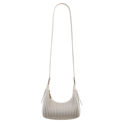 Aura Pleated Mini Bag – Soft-Texture Sculptural Shoulder Bag & Crossbody
