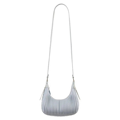 Aura Pleated Mini Bag – Soft-Texture Sculptural Shoulder Bag & Crossbody