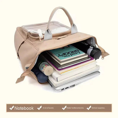 Capybara Transparent Backpack - Cute Clear Panel Bag for Everyday
