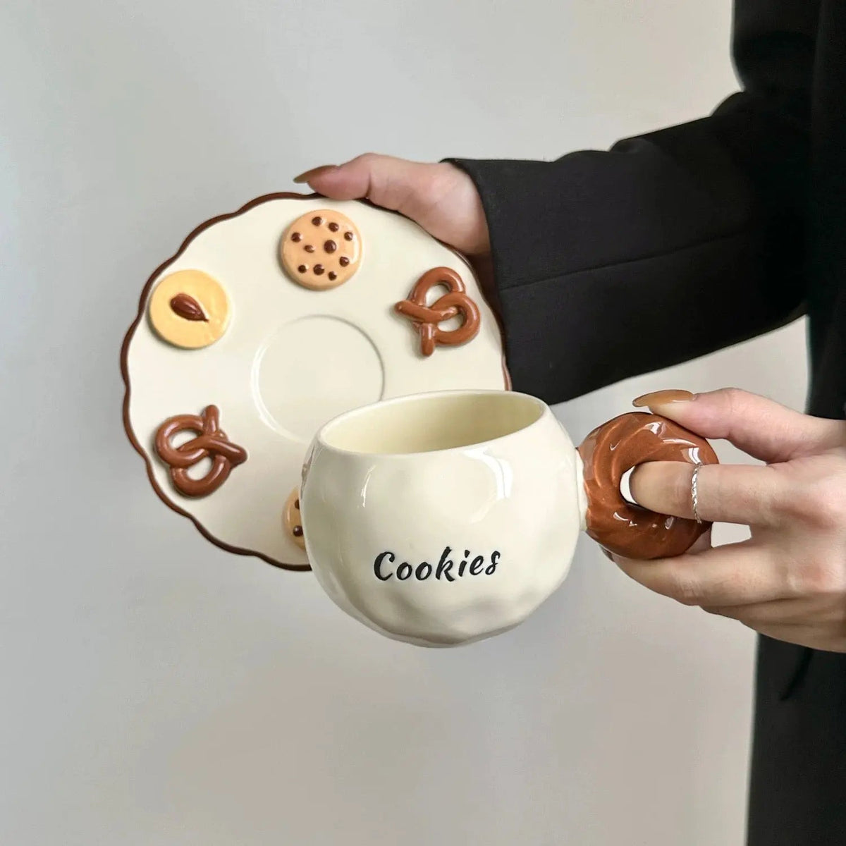 Cookies & Donut Ceramic Cup Set