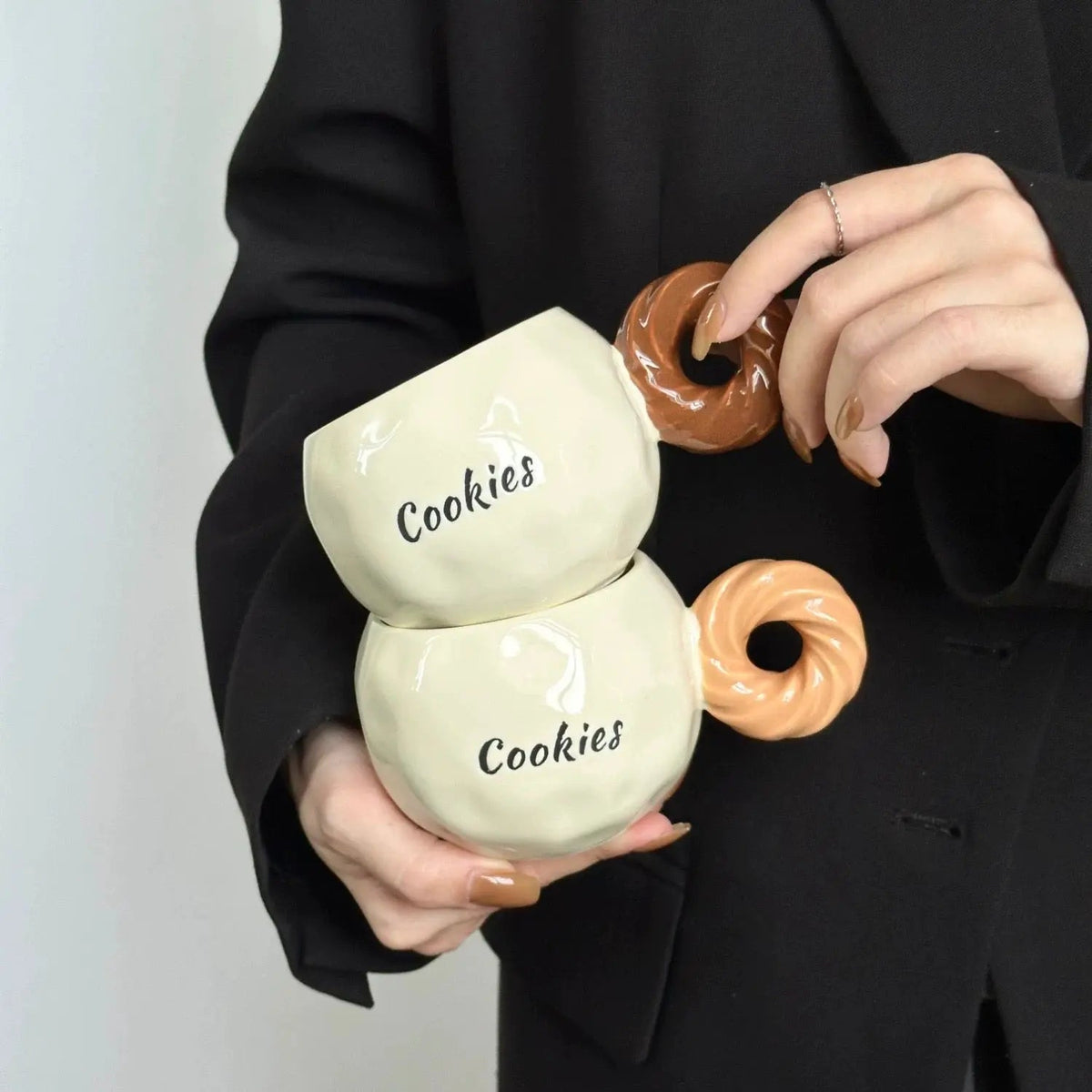 Cookies & Donut Ceramic Cup Set
