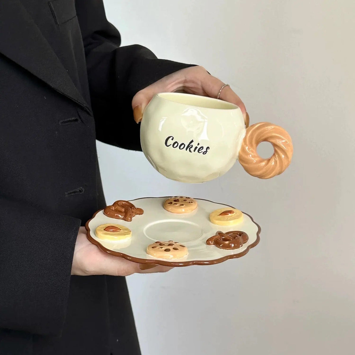Cookies & Donut Ceramic Cup Set