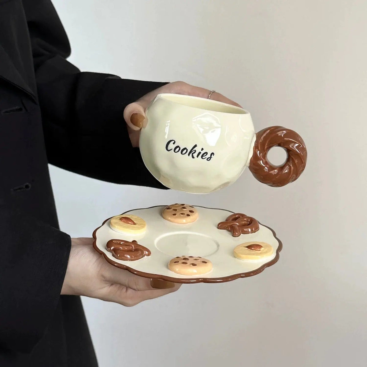 Cookies & Donut Ceramic Cup Set