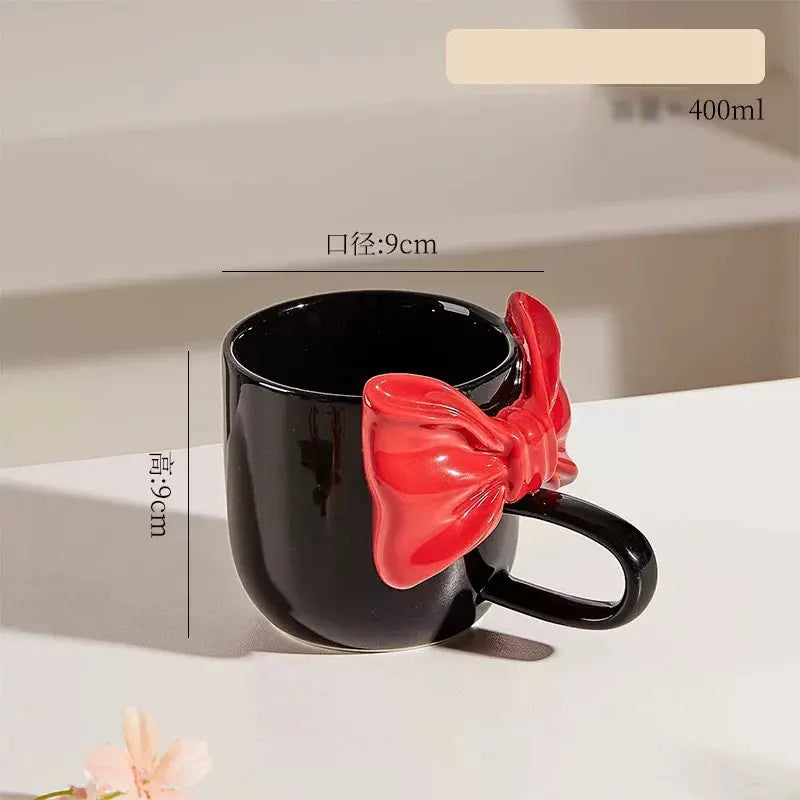 Ribbon Mug – Artisan Ceramic Cup & Sculptural 3D Bow-Knot Handle