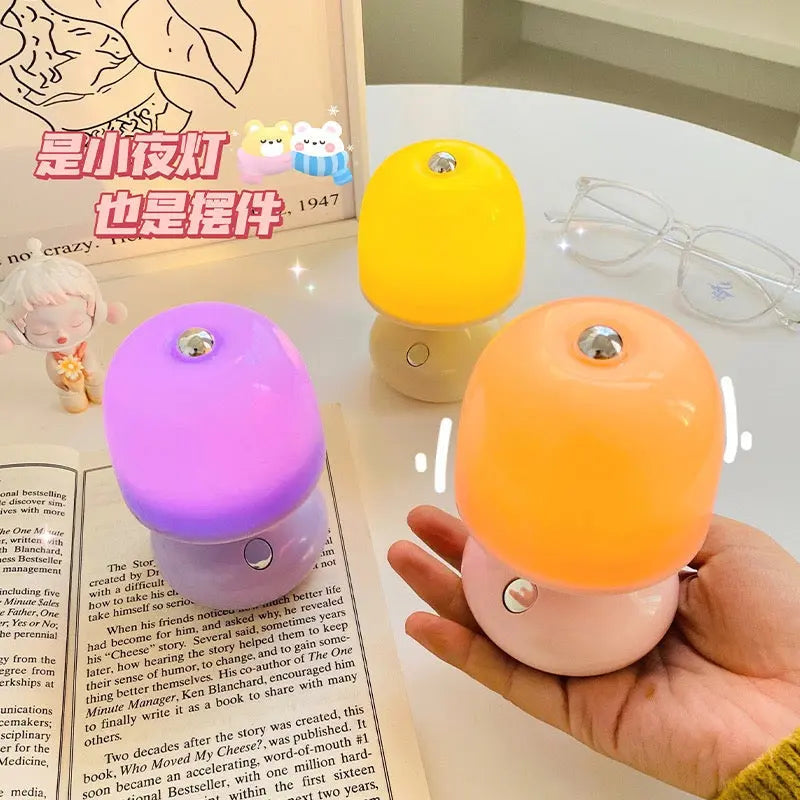 Enchanted Fungi Night Light – Mini Sculptural Mushroom LED Lamp
