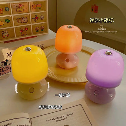 Enchanted Fungi Night Light – Mini Sculptural Mushroom LED Lamp