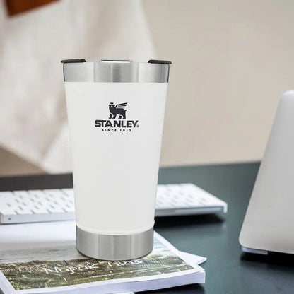 Premium 502ml Insulated Stainless Steel Coffee Mug – Aesthetic Handled Tumbler for Hot & Cold Drinks