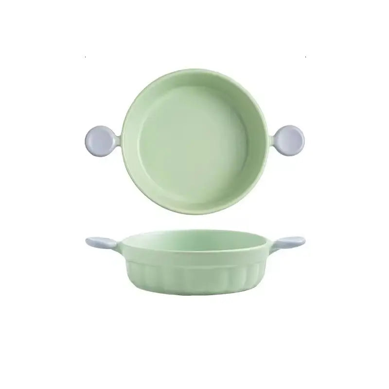 Pastel Ceramic Baking Dish with Handles - Oven to Table Tray