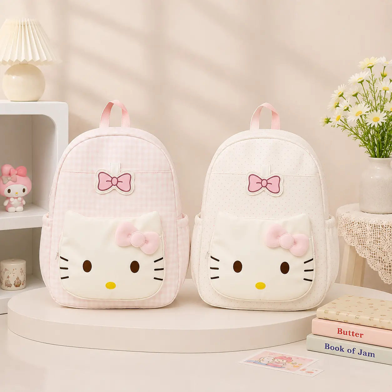 Kitty Mini Kids Backpack - Cute School Bag for Girls