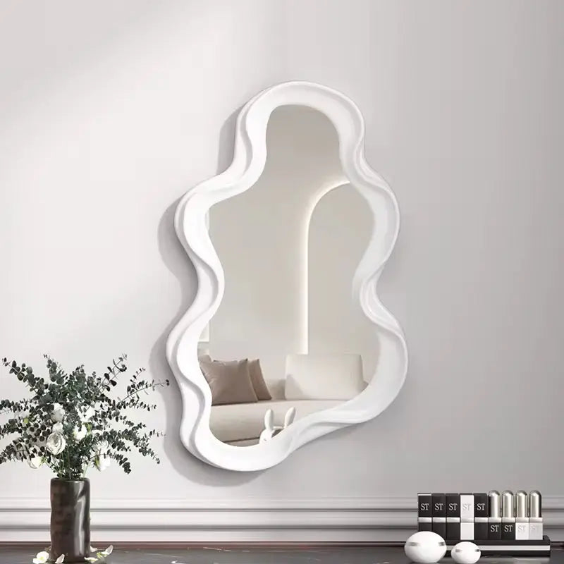 Irregular Wavy Wall Mirror - Modern Asymmetric Accent Mirror